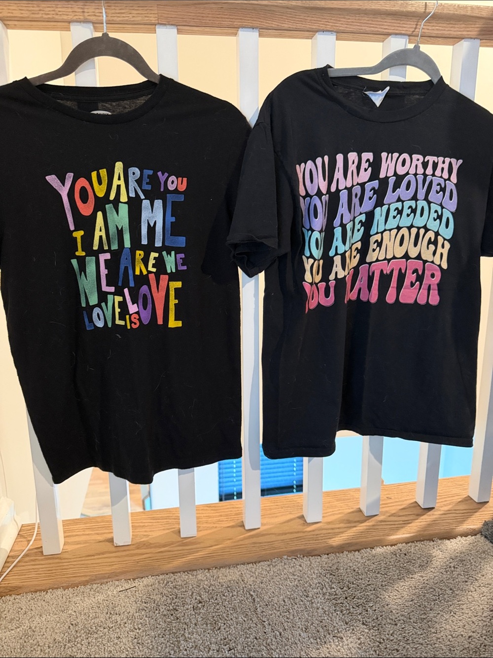 Black Positive Message Tee